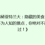 《揭秘亚特兰大：隐藏的美食地图与不为人知的景点，你绝对不能错过！》